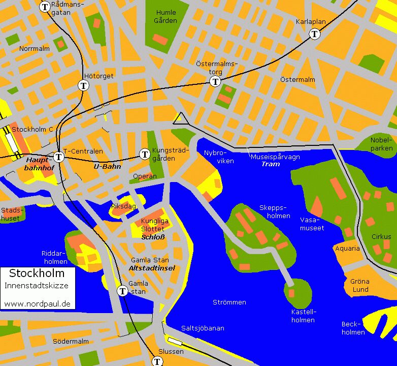 Stockholm Karte