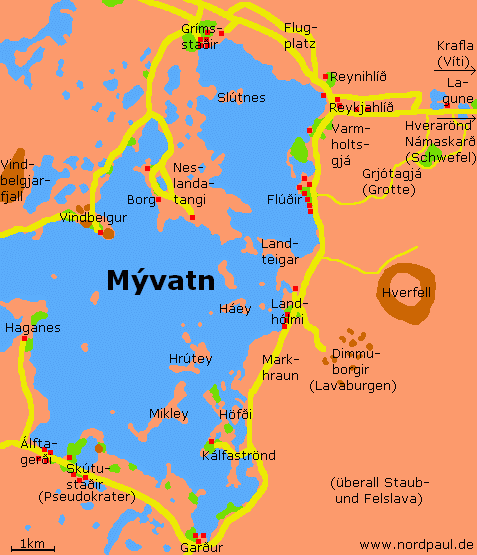 Sehenswertes am Mývatn